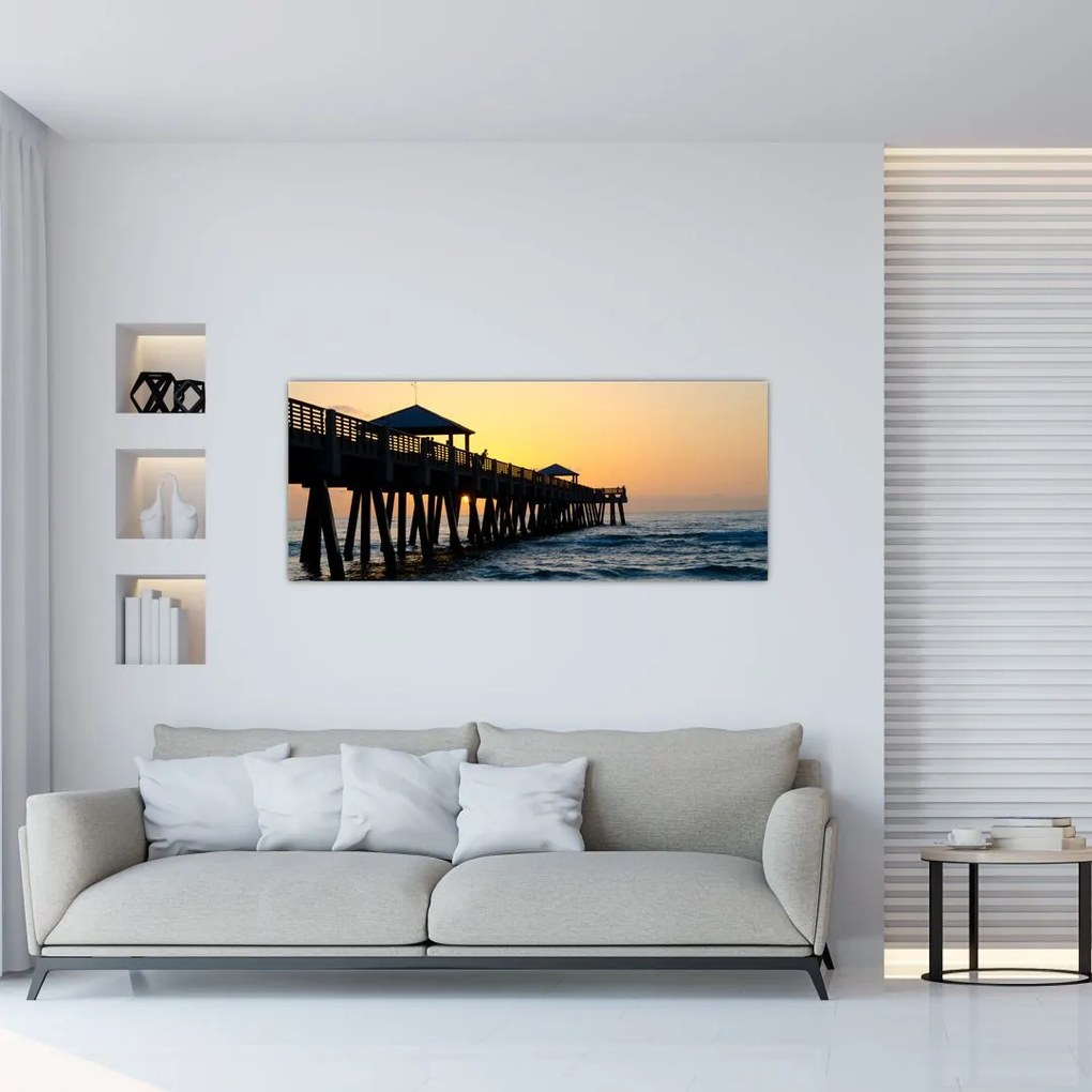 Tablou cu plaja (120x50 cm)