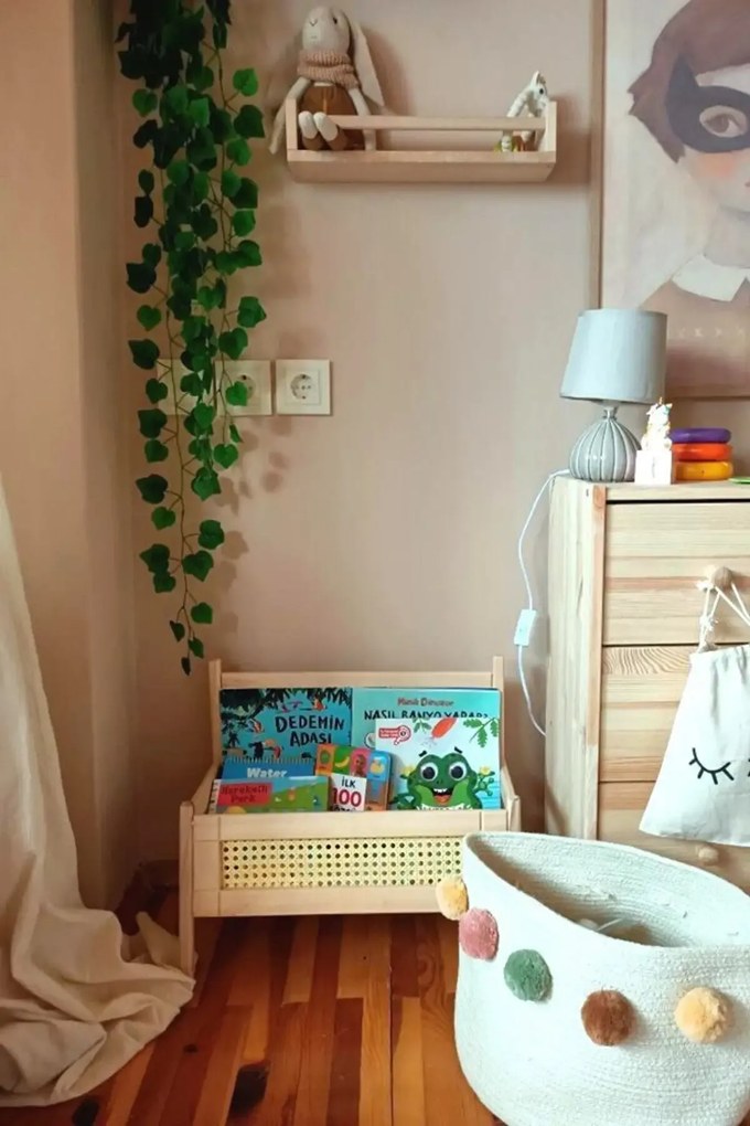 Organizator din lemn pentru carti si caiete,seria wood, Homs, 49 x 41 x 28 cm,700180