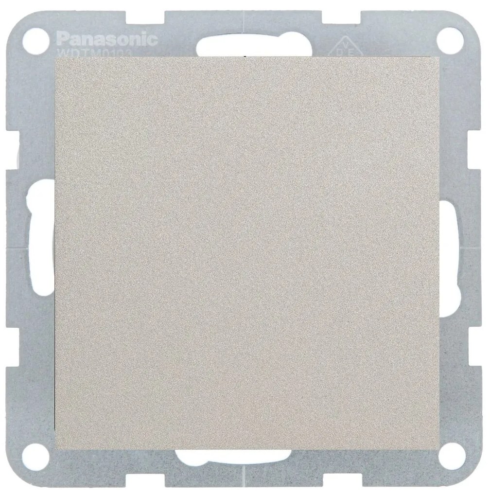 Intrerupator simplu 10A, IP20, Bronz, Panasonic Karre Plus 55