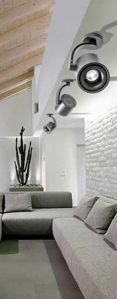 Spot LED cu brat aplicat directionabil de tavan/plafon COSTA alb