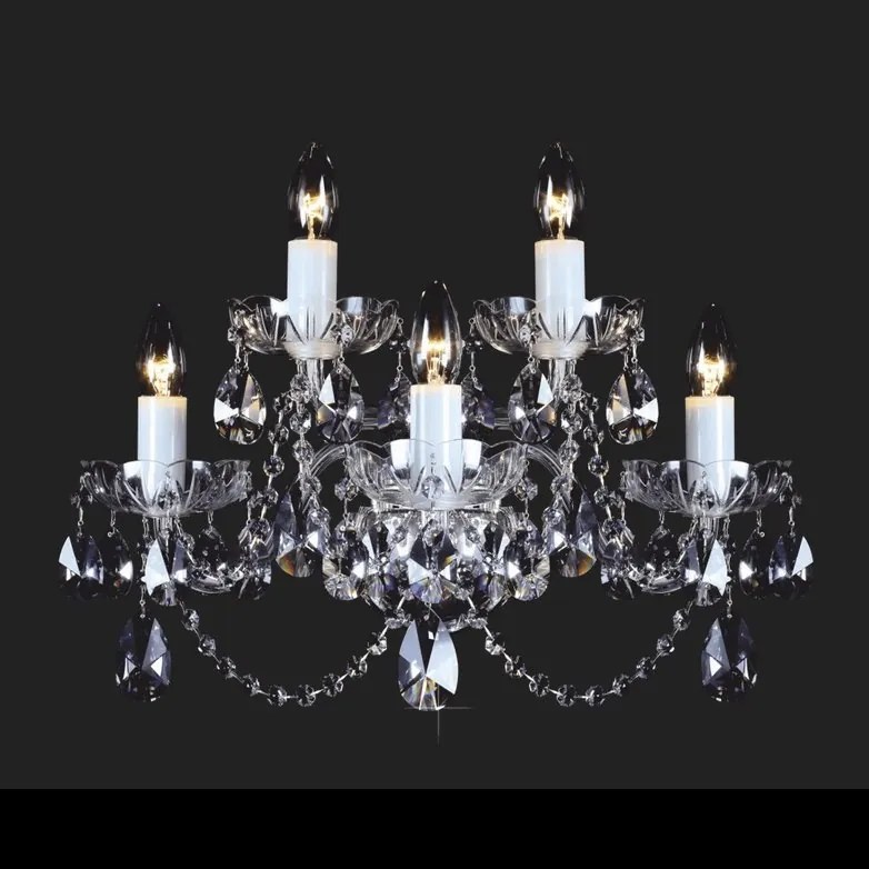 Aplica cu 5 brate Cristal Bohemia