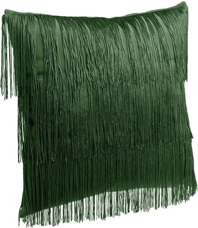 Emesa Perna decorativa franjuri, Textil, Verde