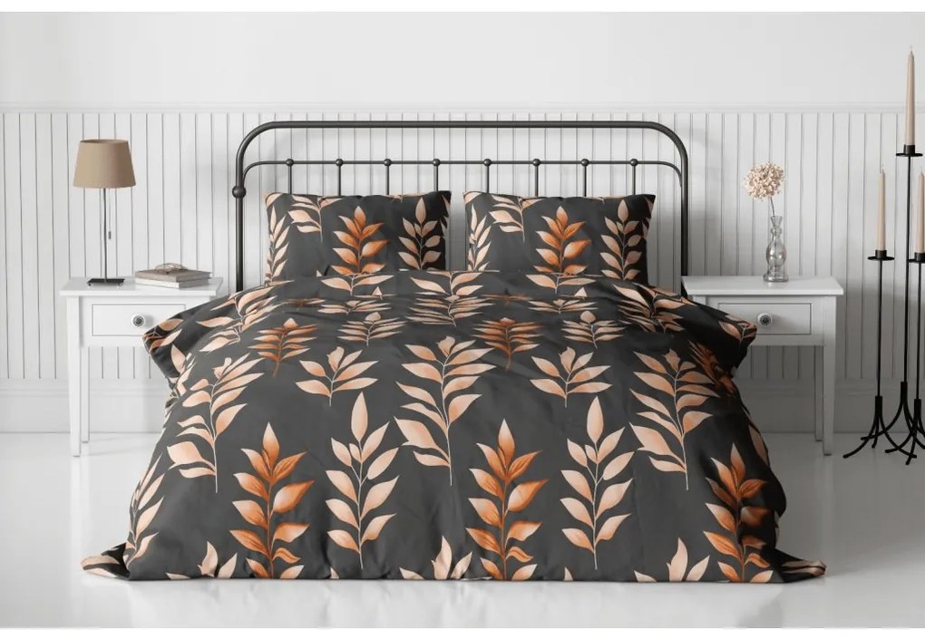 Lenjerie de pat flanel DERAMI gri Dimensiune lenjerie de pat: 70 x 90 cm | 140 x 200 cm