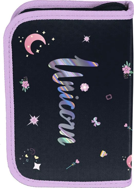 Set școlar pentru fete UNICORN - set din 5 piese cu rucsac și accesorii