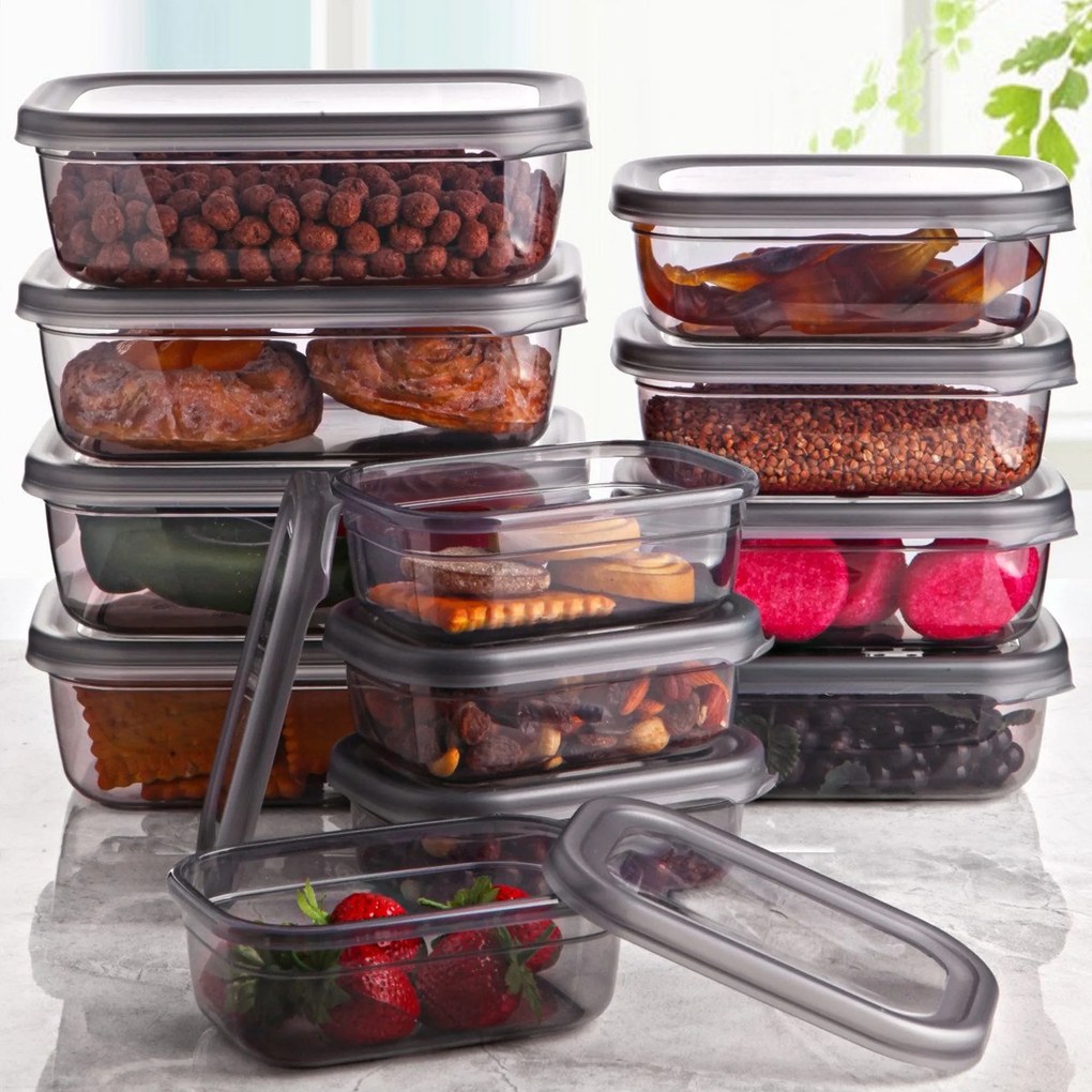 Set cutii de depozitare (12 piese), Hermia, Culoare: Multicolor