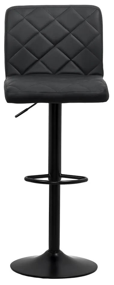 Scaun de bar negru ABS 147 – piele sintetică, modern, stabil
