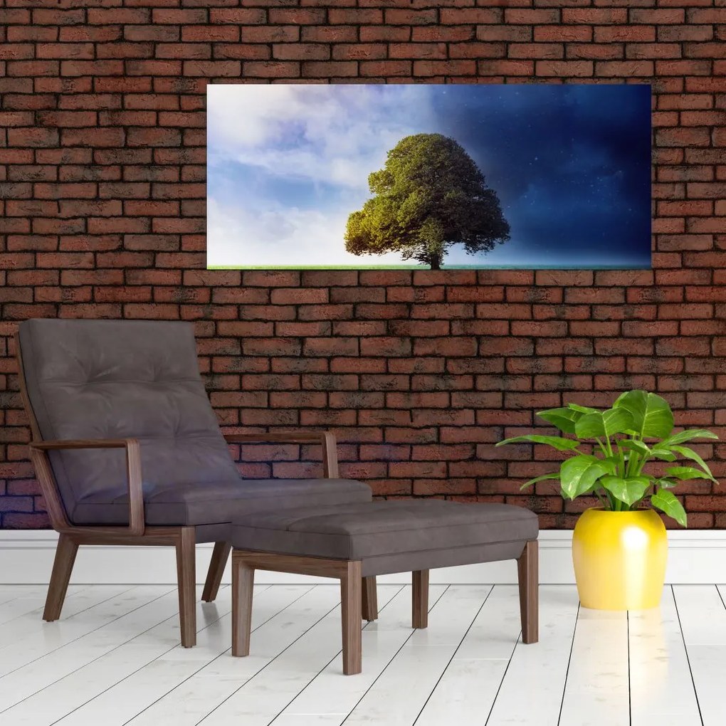 Tablou - Noapte și zi (120x50 cm)