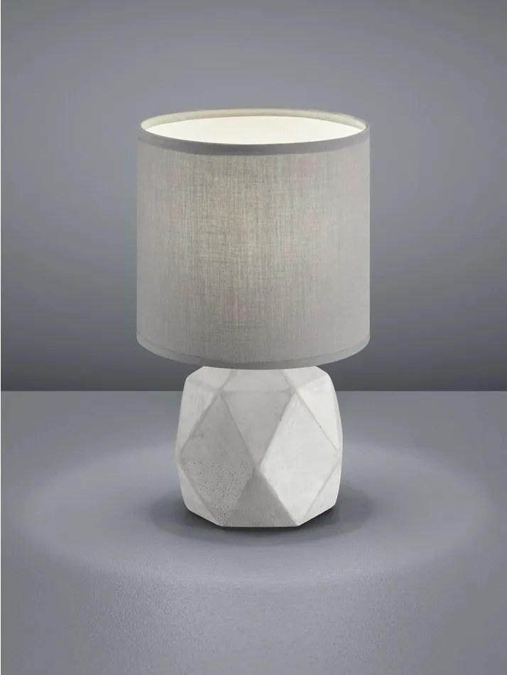 Trio PIKE R50831087 lampa de masa de noapte  Beton   beton   excl. 1 x E14, max. 40W   IP20