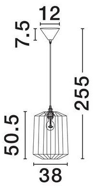 Lustra/Pendul design decorativ, ORA, D 38cm