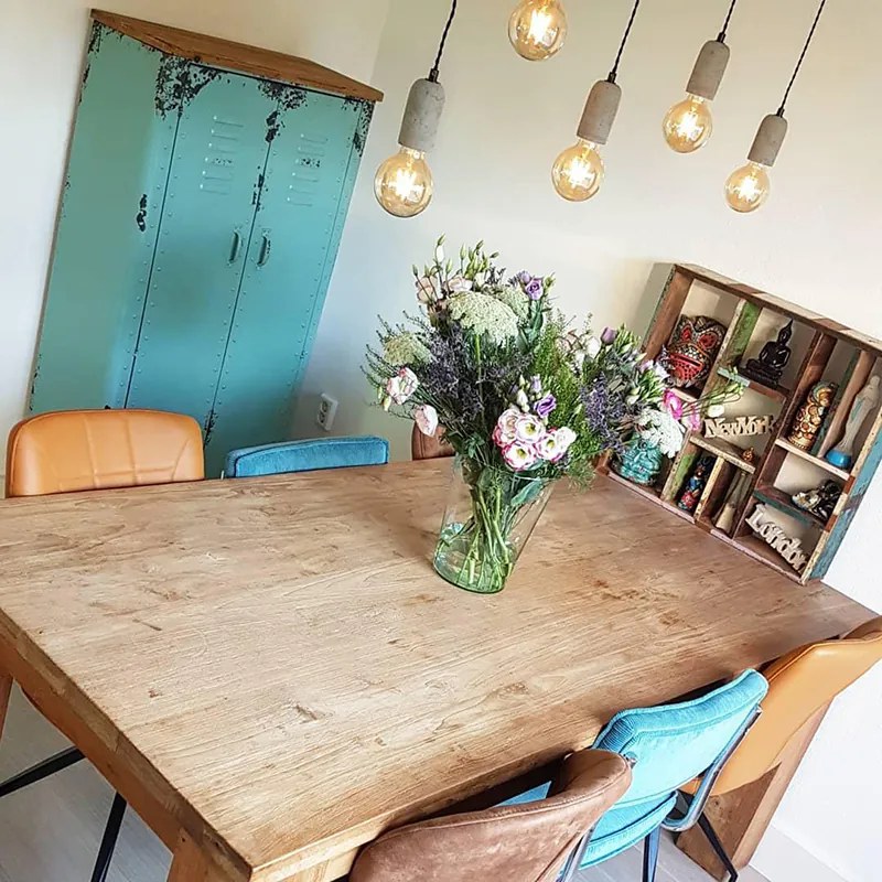 Lampă suspendată industrială gri beton - Cava 5