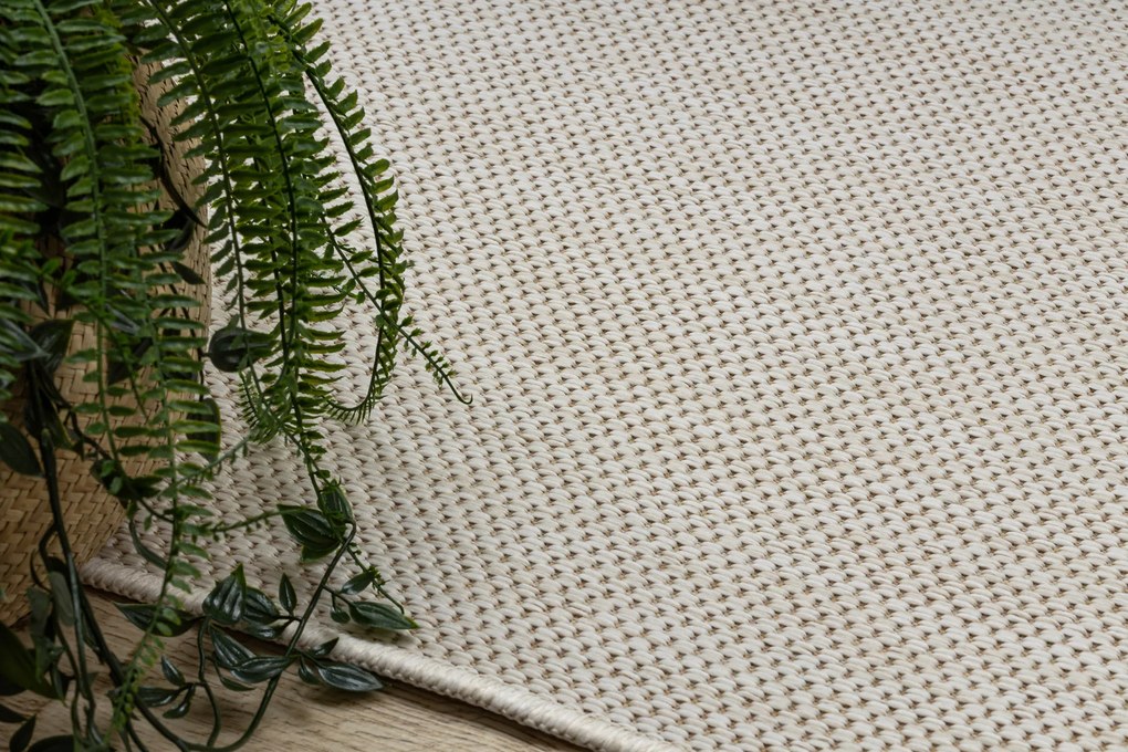 Covor SISAL SION A5165A Melanj țesute plate ecru / cremă