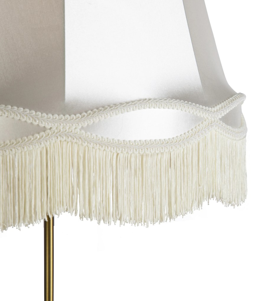 Lampă de podea bronz cu abajur Granny crem 45 cm reglabil - Parte