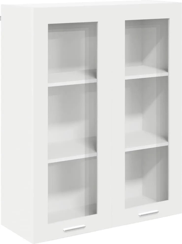 vidaXL Dulap suspendat cu ușă Alb 80 x 31 x 100 cm Lemn compozit