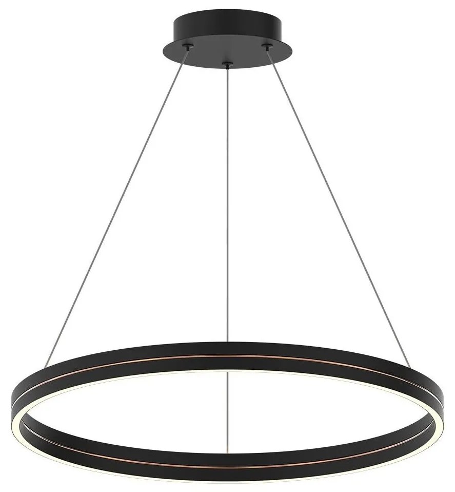 Lustră LED pe cablu GRAVITY LED/36W/230V negru