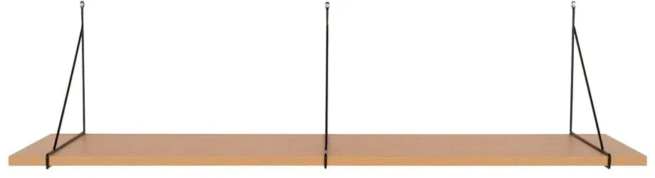 Raft în culoare naturală cu aspect de lemn de frasin 120 cm Chiba – House Nordic