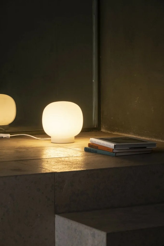 Veioza/Lampa de masa stil minimalist AMELIA alba