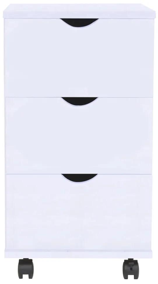 Dulap cu sertare, 33 x 45 x 60 cm, alb Alb, 1, Alb