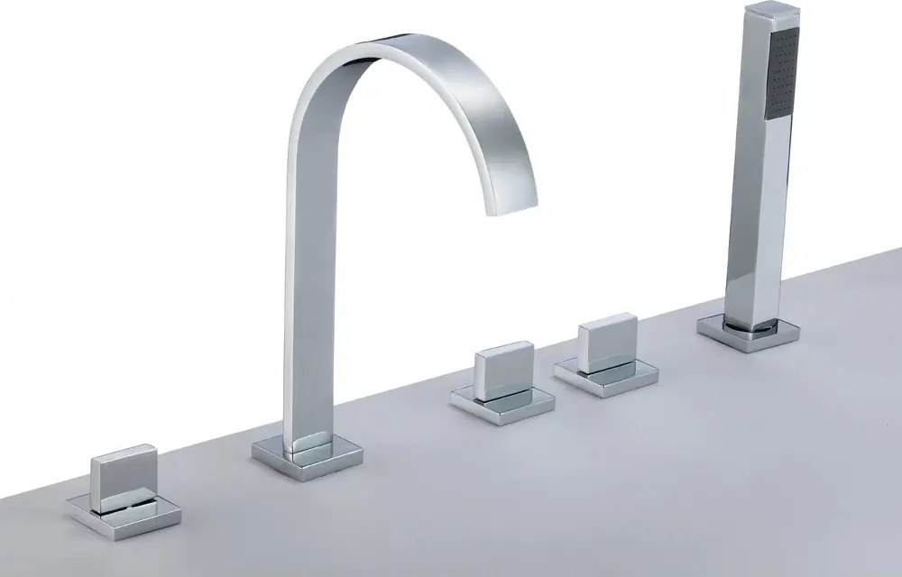Baterie cada-dus Inter Ceramic dubla comanda crom cu set de dus
