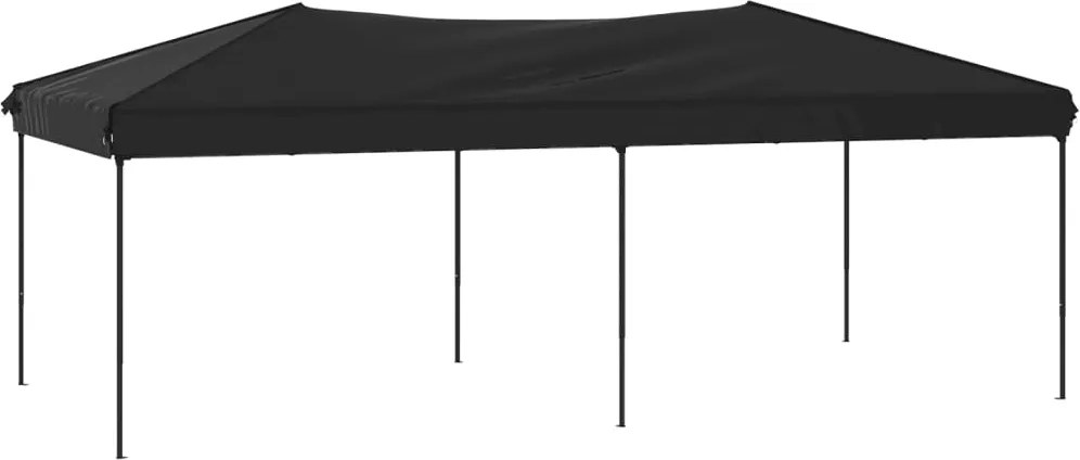 vidaXL Cort pliabil pentru petreceri, negru, 3x6 m