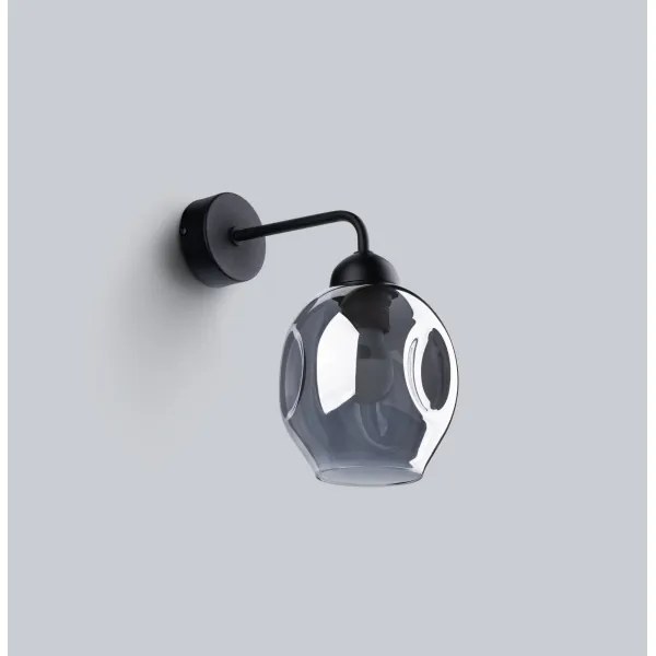 Lampă de perete FILLAN 1xE27/60W/230V neagră Sollux SL.1143