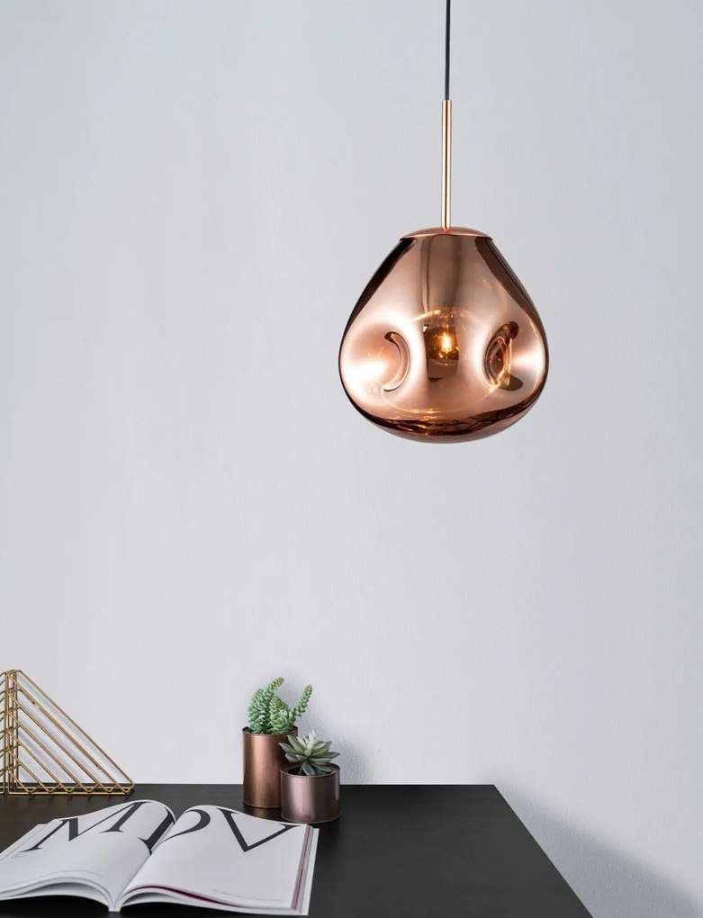 Lustra / Pendul design modern decorativ Lava cupru NVL-9190401