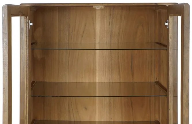 Vitrina, maro, din lemn de acacia, Aura
