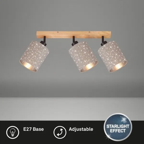 Spot Briloner 2078-031 SPOTLIGHT 3xE27/25W/230V bej