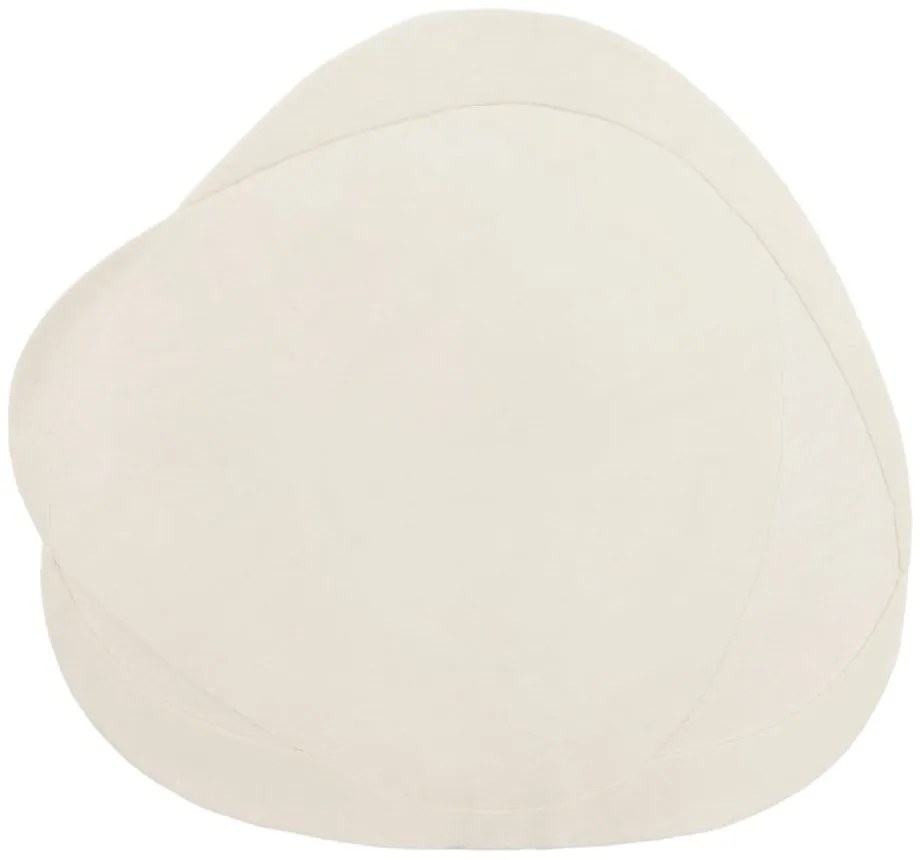 Covor alb din lână 150x150 cm Olsen – Asiatic Carpets