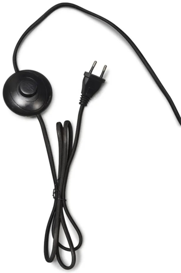 Lampadar eco din bambus Bromo S negru/ natur, 40x18cm