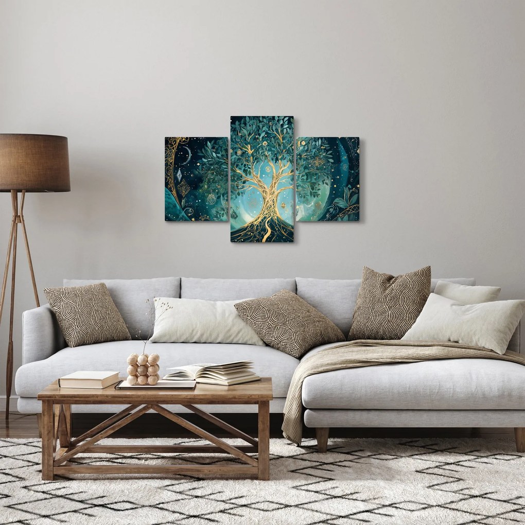Tablou – Arborele vieții în univers (90x60 cm)