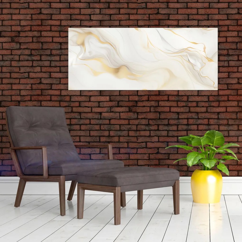 Tablou - Abstracție cu decor (120x50 cm)