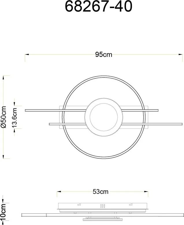 Plafoniera LED moderna DONTE