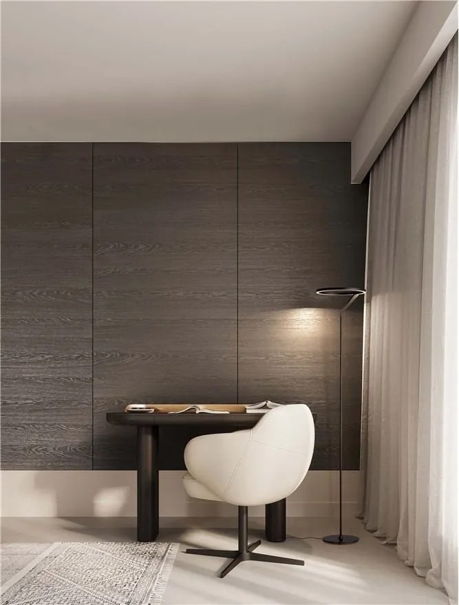 Lampadar LED design minimalist TILIA negru