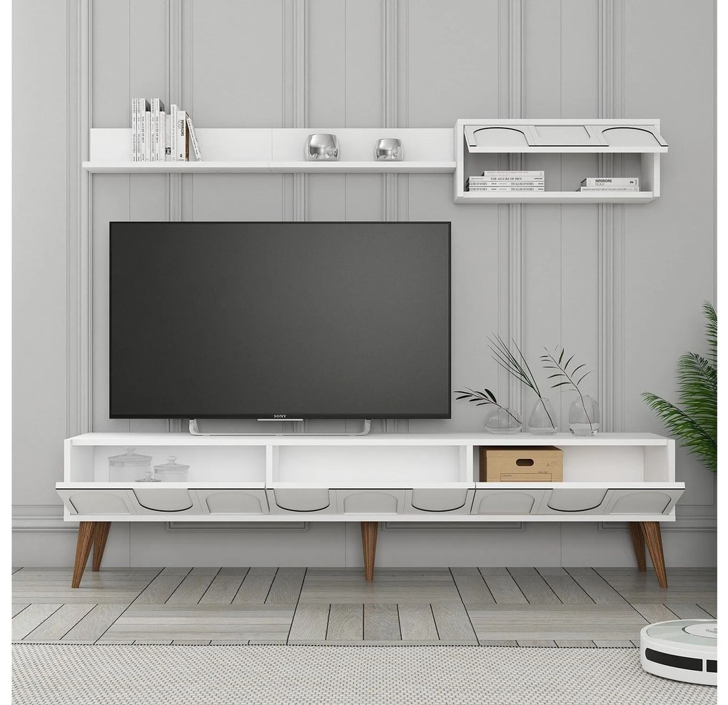 Mobilier living Bipemu 4 (alb + Nuc) . 1095713