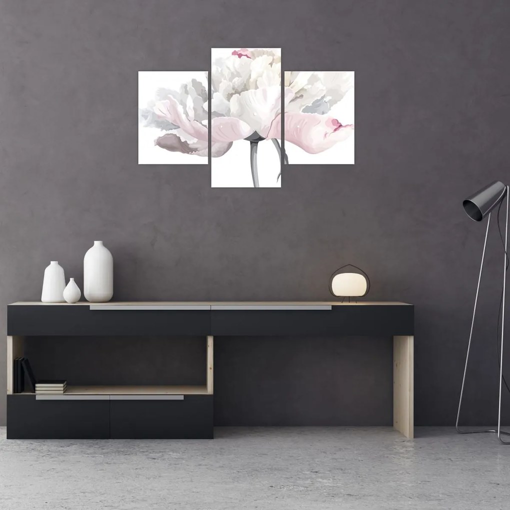 Tablou - Floare de trandafir (90x60 cm)