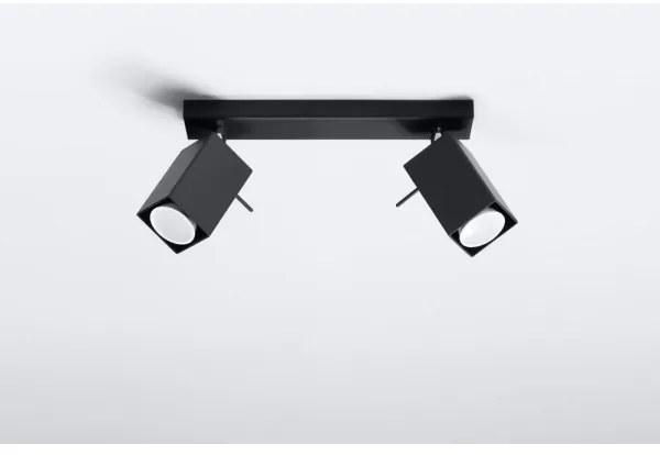 Lampă spot MERIDA 2 2xGU10/40W/230V negru