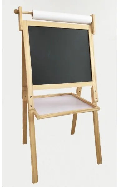 Tablă din lemn magnetică cu două fețe 2Kids Toys