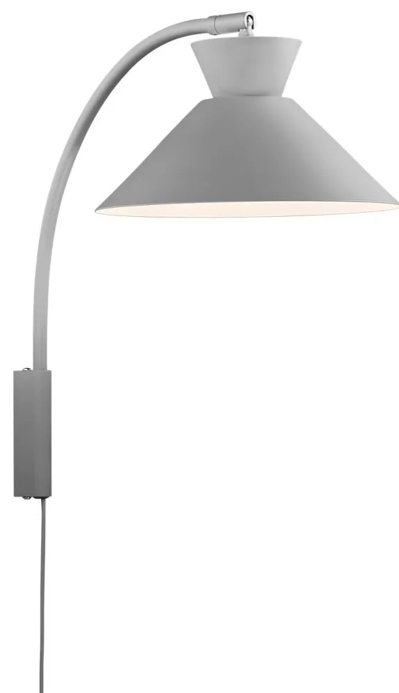Aplica de perete design modern Dial gri
