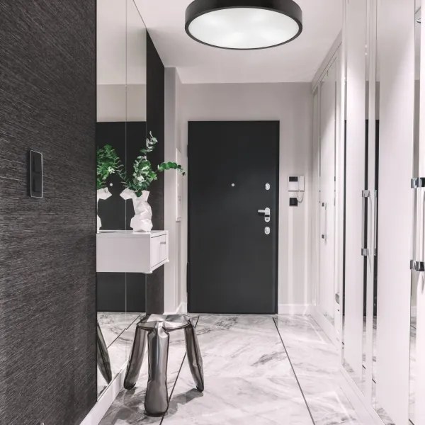 Plafonieră EVELINA 4xE27/60W/230V wenge