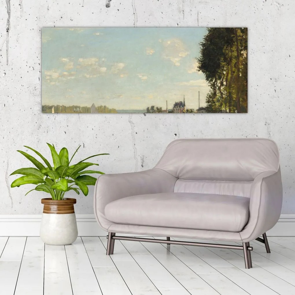 Tablou - Claude Monet, Argenteuil, reproducere (120x50 cm)