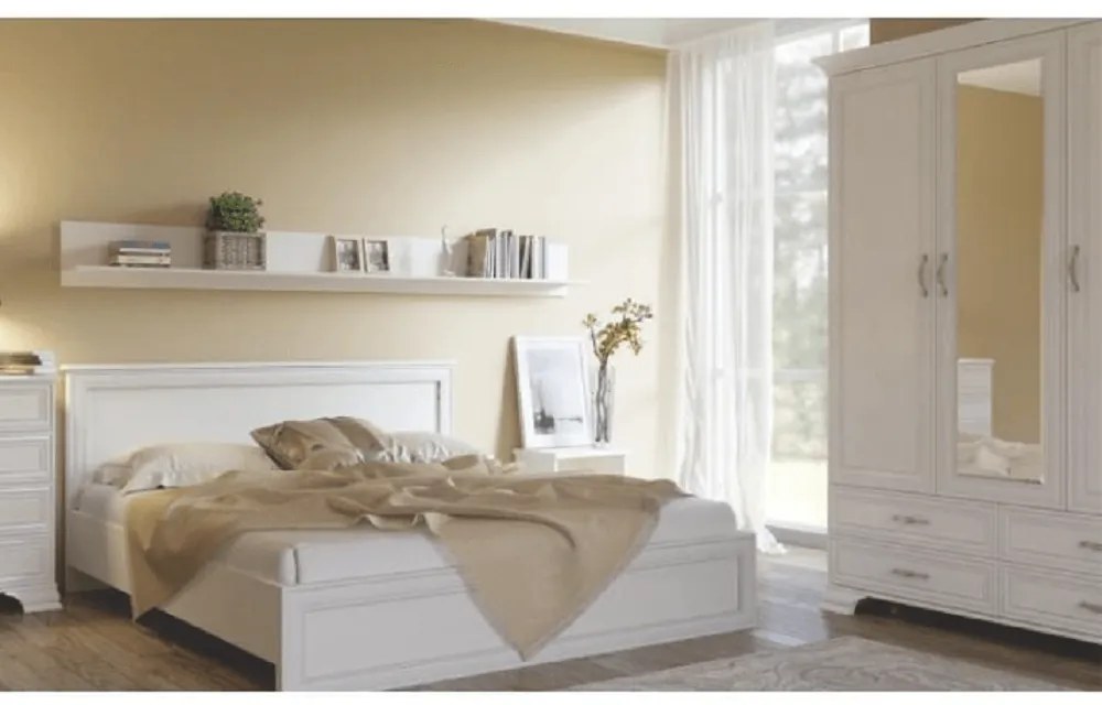 Noptiera 1S, PAL melaminat, woodline crem, TIFFY