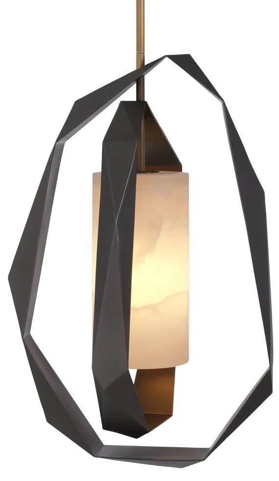 Lustra dimabila suspendata design LUX Santos Double, gunmetal 115372 HZ