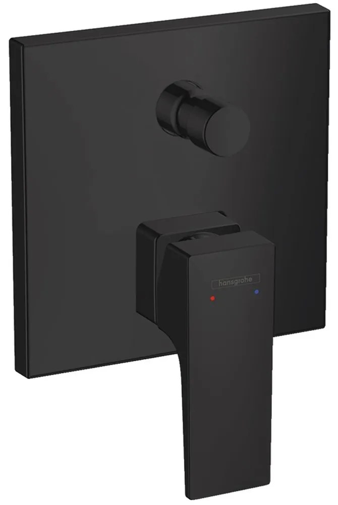 Baterie cada, incastrata, negru mat