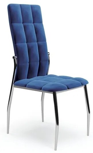 Set 4 scaune K416 velvet bleumarin