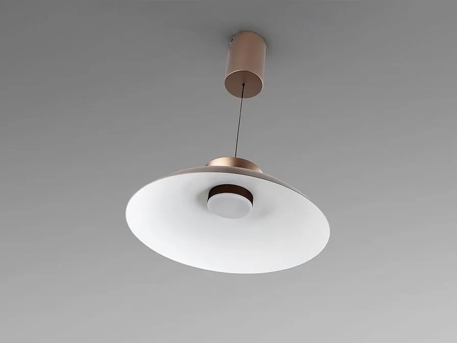 Lustra/ Pendul LED design modern Ion bronz 48cm