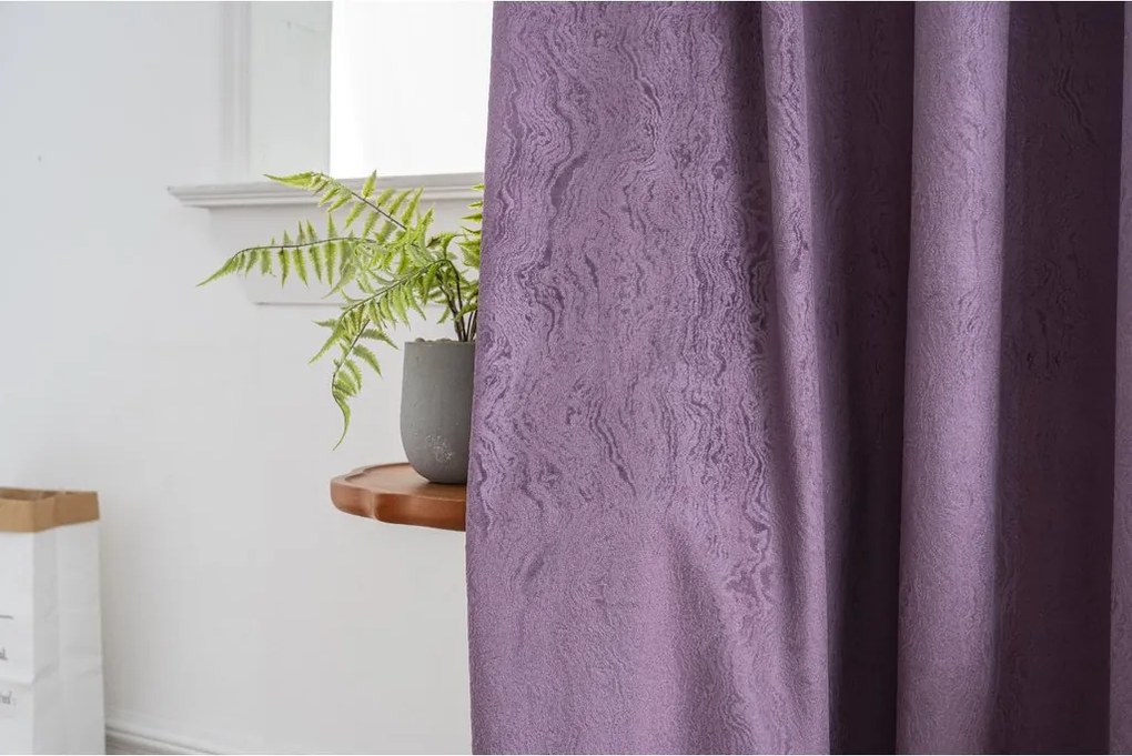 Draperie opaca DUNES VELVET 140x250 cm, mov Agatat: Rejansa