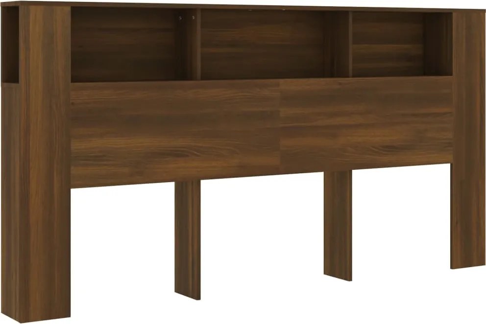 vidaXL Dulap tăblie, stejar maro, 200x18,5x104,5 cm