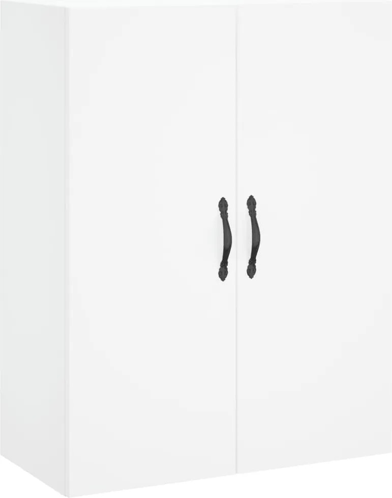 vidaXL Dulap montat pe perete, alb, 69,5x34x90 cm, lemn prelucrat