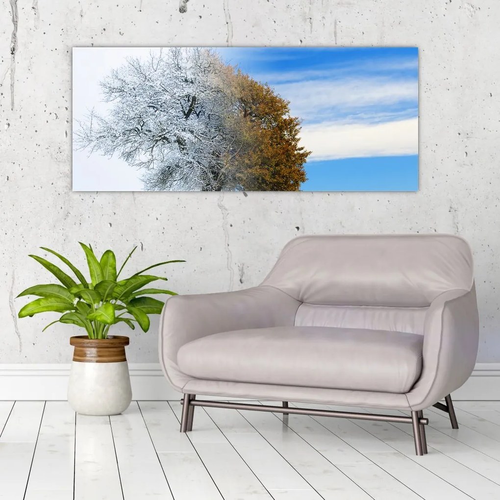 Tablou - Schimbarea anotimpurilor (120x50 cm)
