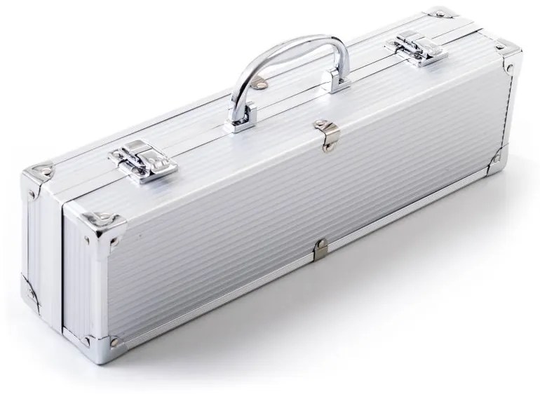 Set de 3 unelte pentru grătar G21, servietă de aluminiu